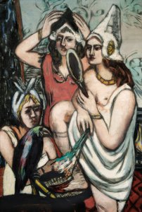 Before the Costume Party (Three Women) by Max Beckmann