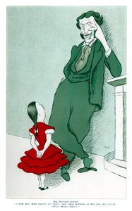 Matthew Arnold 1822-1888 and his niece, 1904 by Henry Maximilian Beerbohm