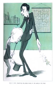 Mr WB Yeats Presenting Mr George Moore to the Queen of Fairies by Henry Maximilian Beerbohm