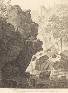 The Waterfall by Max Joseph Wagenbauer