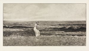 By the Sea (Intermezzi, Opus IV, Sheet 2) by Max Klinger