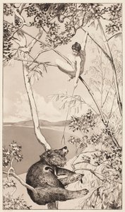 Bear and Fairy by Max Klinger