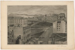 View from the Studio Window in Rome by Max Klinger