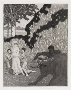 The Bull (Tent, Opus XIV, Part 1, No. 6) by Max Klinger