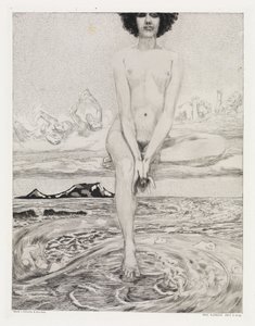 The Great Goddess (Tent, Opus XIV, Part 2, No. 26) by Max Klinger