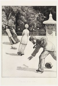 Action (A Glove, Opus VI, Plate 2) by Max Klinger
