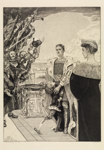 Ruler (From Death, Second Part, Opus XI, Plate 2) by Max Klinger