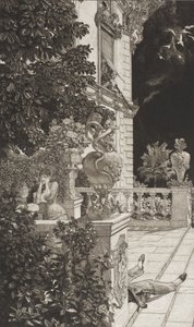 In Flagranti (The Passionate), from Dramas Opus IX by Max Klinger
