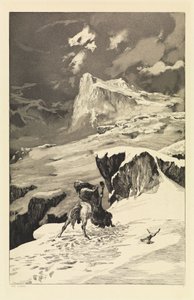 Fighting Centaurs (Intermezzi, Opus IV, plate 5) by Max Klinger