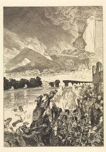 War (From Death, Second Part, Opus XI, Plate 5) by Max Klinger