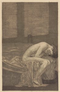 Lovers in the Chamber, Plate 13; Brahms Fantasy, Op. XII by Max Klinger