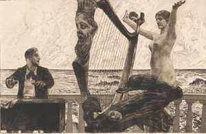 Opus XII, Brahms Phantasy, 1894 by Max Klinger