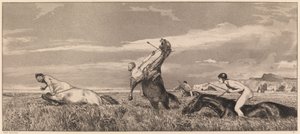 Pursued Centaur by Max Klinger