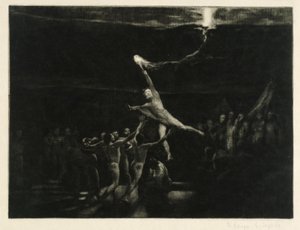 Theft of Light (Sheet 22 from: Opus XII, Brahms Fantasy) by Max Klinger