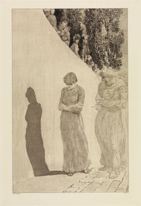 Shame (A Love, Opus X, plate 9) by Max Klinger