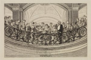 Wrought Iron Grille in the Anteroom by Max Klinger
