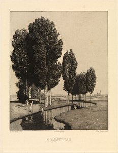 Summer Day (after Arnold Böcklin) by Max Klinger