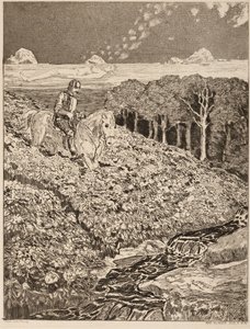 Dream Path, Plate 35 by Max Klinger