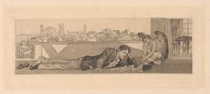 For “Old Love”, sheet 2, Brahms Fantasy, Op. XII by Max Klinger