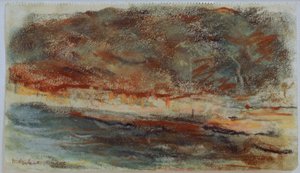 Evening Landscape in Hamburg