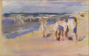 Beach (c.1910) by Max Liebermann