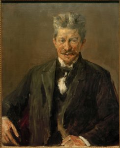Portrait of the Danish Literary Historian Georg Brandes by Max Liebermann