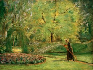 The Rondel in the Hedge Garden with Flower Sprinkler