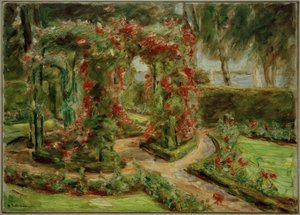 The Rose Garden in Wannsee by Max Liebermann