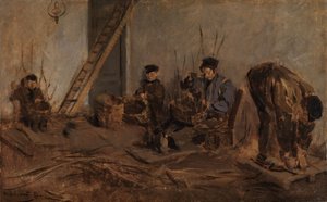 The Basket Weavers by Max Liebermann