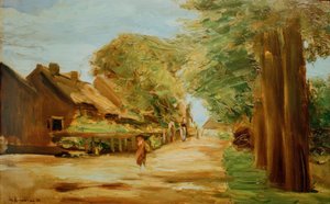Village Street in Laren by Max Liebermann