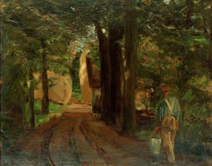 Entrance to the Farmyard by Max Liebermann