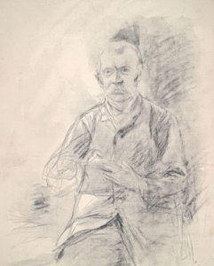 Fritz von Uhde / Lithograph by Liebermann