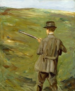 Hunter in the Dunes by Max Liebermann