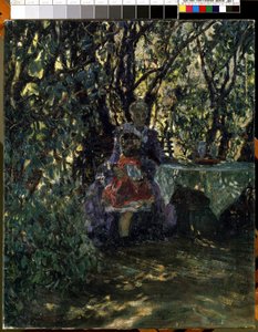 Garden at the Villa at Wannsee. Painting by Max Liebermann, 1911. Museum of Fine Arts of Mikalojus Konstantinas Ciurlionis, Kaunas, Lithuania by Max Liebermann