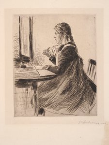 Child Portrait, Portrait of the Daughter of Privy Councillor Bode, Marie by Max Liebermann