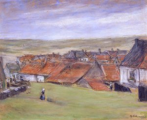 Landscape in Katwijk by Max Liebermann
