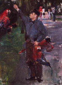 Man with Parrots by Max Liebermann