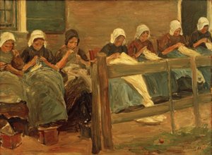 Sewing Girls in Huyzen