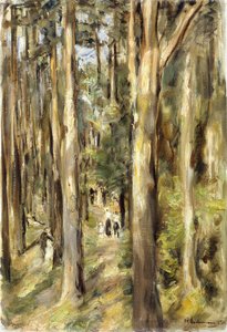 Picnic in the Woods by Max Liebermann