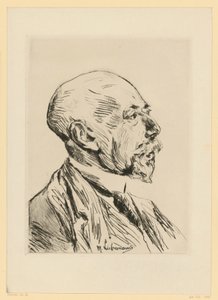 Portrait of Professor Adolph Goldschmidt by Max Liebermann