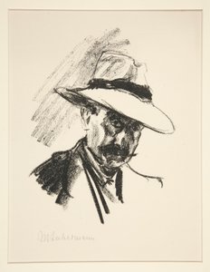 Portrait of Walter Hasenelever by Max Liebermann