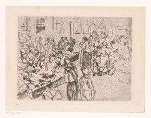 Street Trade in the Old Jewish Quarter of Amsterdam