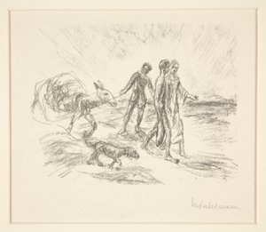 Tobias I/III by Max Liebermann