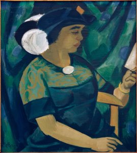 Portrait of Lotte Pechstein by Max Pechstein