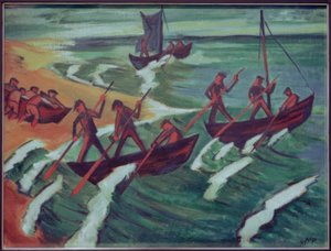 Fisherman by Max Pechstein