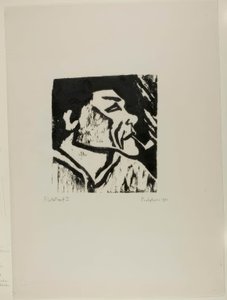 Head of a Fisherman XI by Max Pechstein