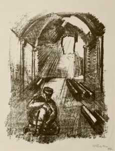 In the Church by Max Pechstein