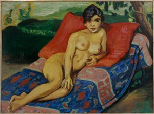 Reclining Nude by Max Pechstein