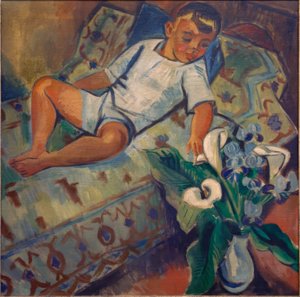 Reclining Boy by Max Pechstein
