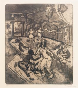 Russian Ballet I by Max Pechstein